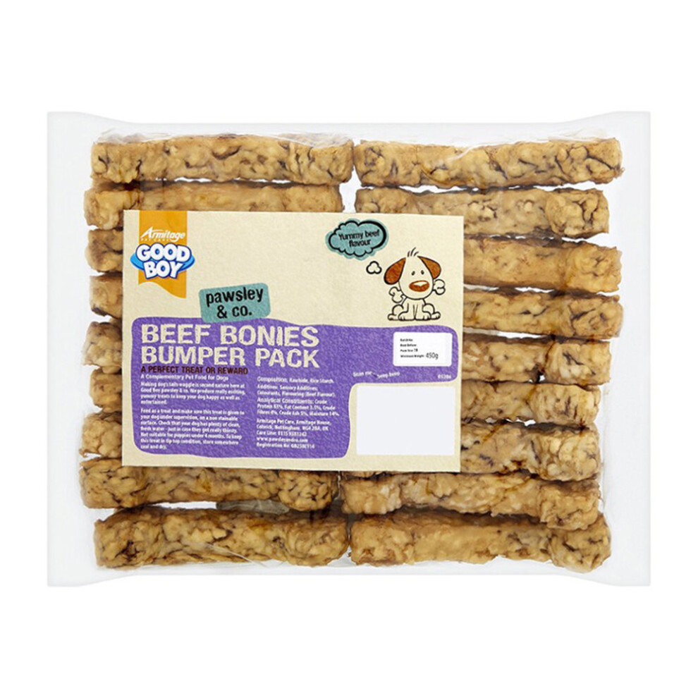 Good Boy Pawsley & Co Beef Bonies Bumper Pack Dog Treats
