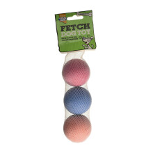 Good Boy Fetch Dog Toy Sponge Ball 3 Pack