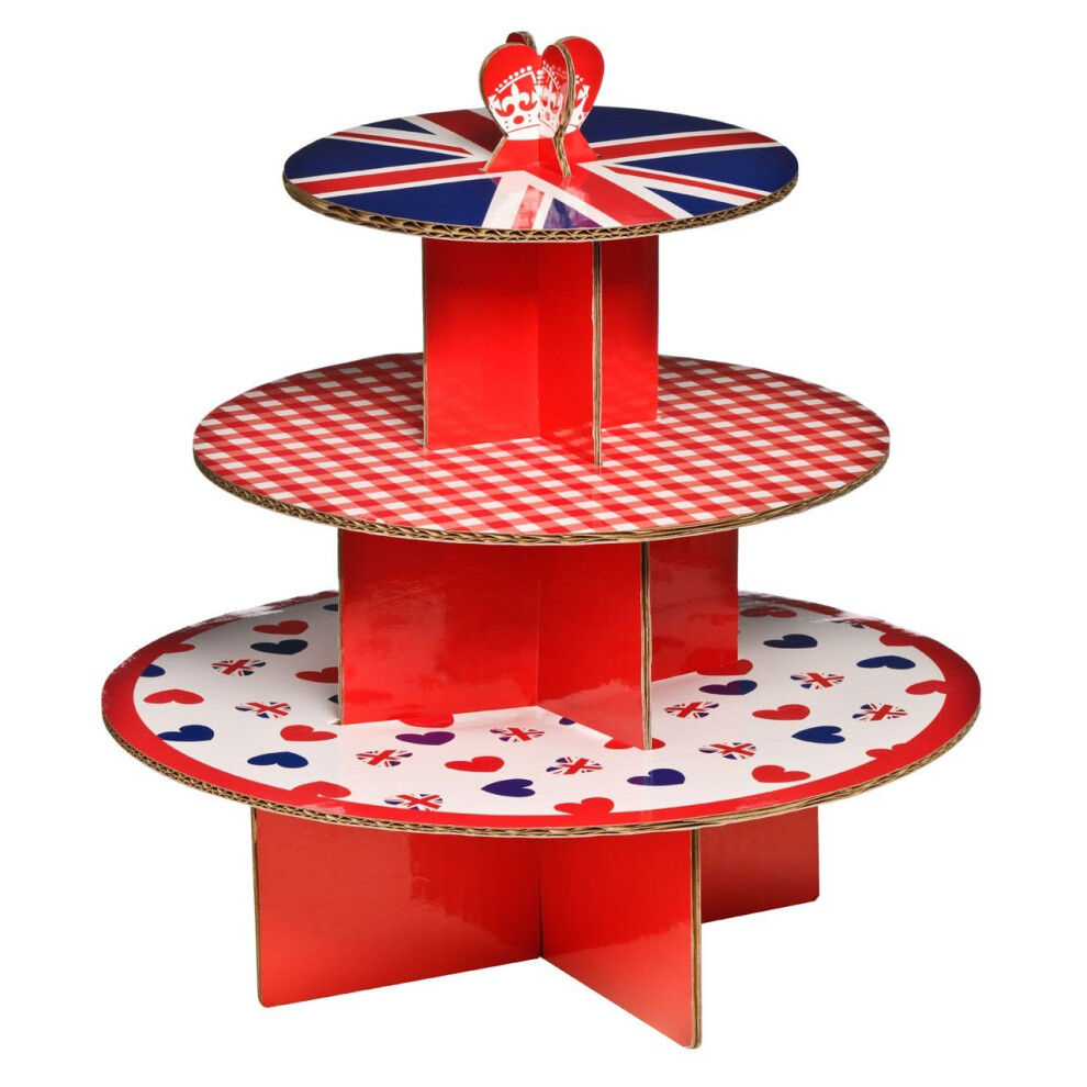 I Love UK 3-Tier Cake Stand