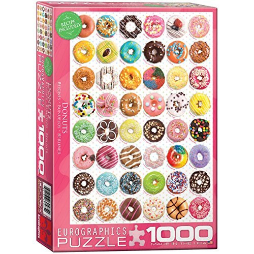 Puzzle EuroGraphics Donuts (1000 pezzi) (6000-0585) Rosa