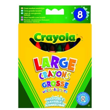 Crayola 5555 lasten ensimm iset suuret pest v t v riliidut, 8 kpl