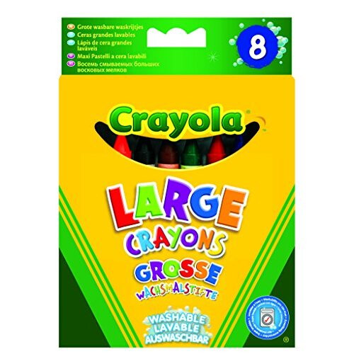 Crayola Crayola 5555 Πρώτοι Μεγάλοι Πλενόμενοι Κρανιοί 8 Τεμάχια