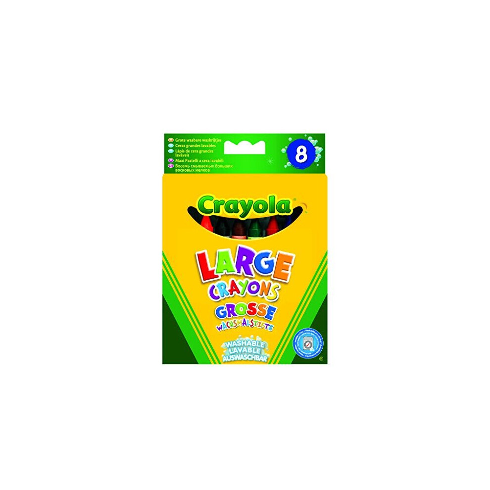 Crayola Kids 8 Count Large Washable Crayons