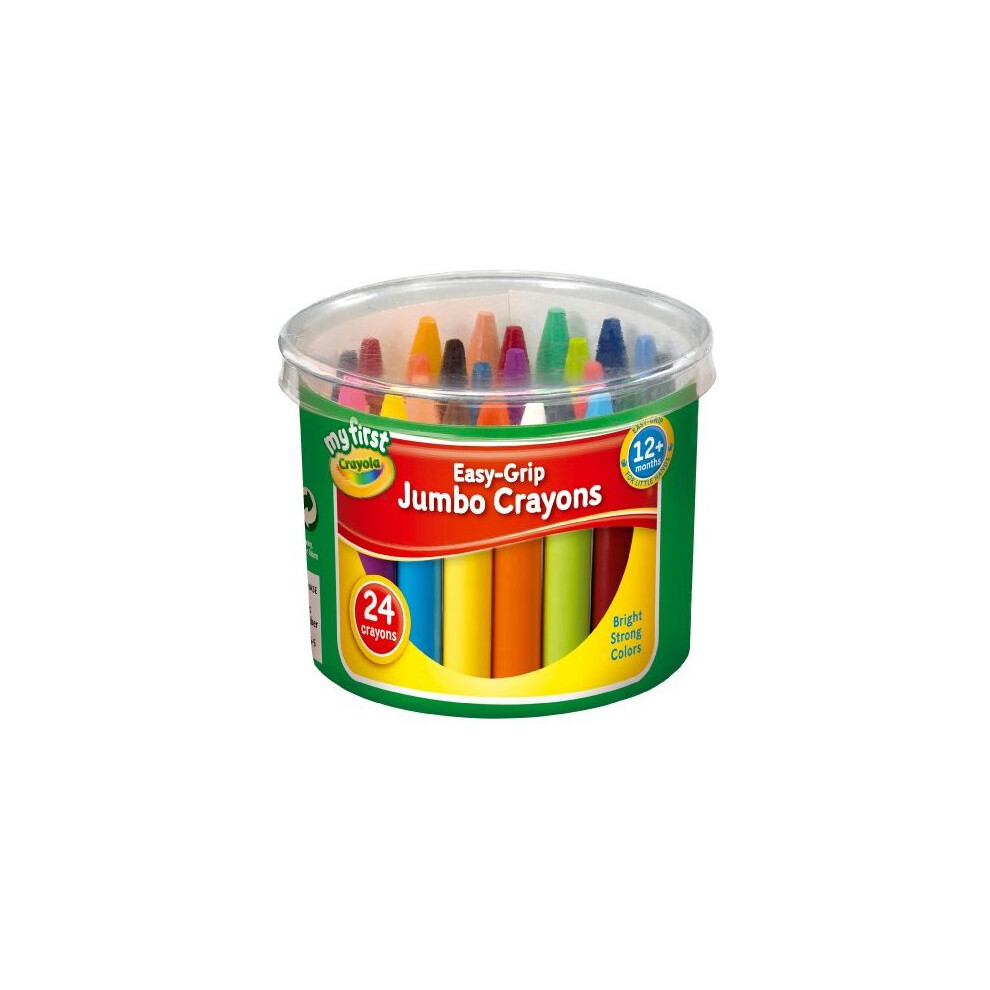 Crayola My First Crayola Easy-Grip Jumbo Crayons 24 by Grip Easy