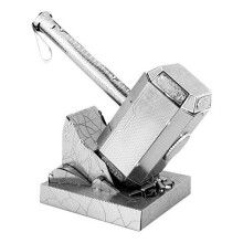 Fascinations Metal Earth Marvel Mjolnir Thor's Hammer 3D Metal Model Kit