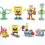 SpongeBob SquarePants SpongeBob SquarePants 8 Piece Set with 8 SpongeBob Featuring Squidward Sandy Cheeks Patrick Star Mr. Krabs Plan Multicoloured 1pac 1