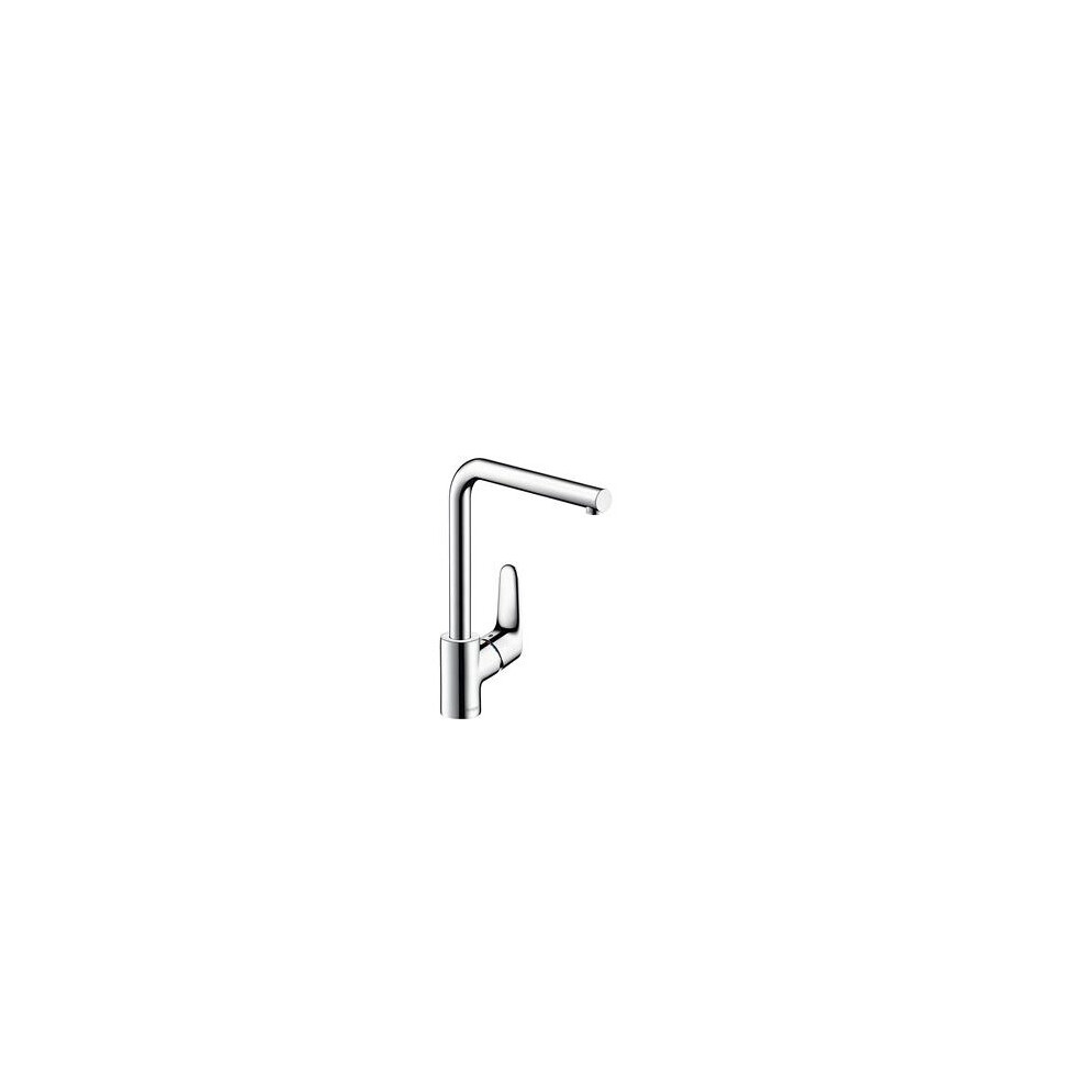 hansgrohe Focus kitchen tap 280 with selectable swivel range and L-spout, chrome