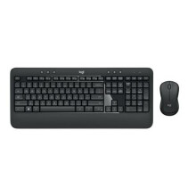 Logitech MK540 Wireless Keyboard and Mouse Combo, Long Battery Life, QWERTY (Spanish Layout) Type - Black