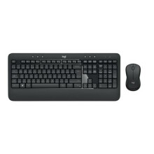 Logitech MK540 Wireless Keyboard and Mouse Combo, Long Battery Life, QWERTY (UK Layout) Type - Black