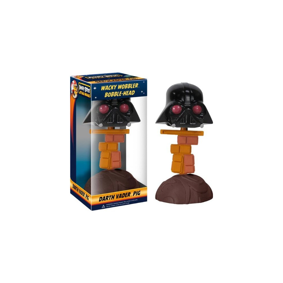 Photos - Action Figures / Transformers Funko Angry Birds: Star Wars Wacky Wobbler Darth Vader Piggy Bobble Head 