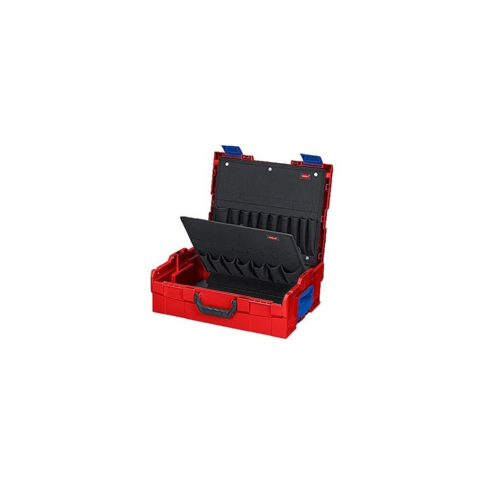 Knipex 00 21 19 LB 'L-Box' Empty Tool Box, Black/Red