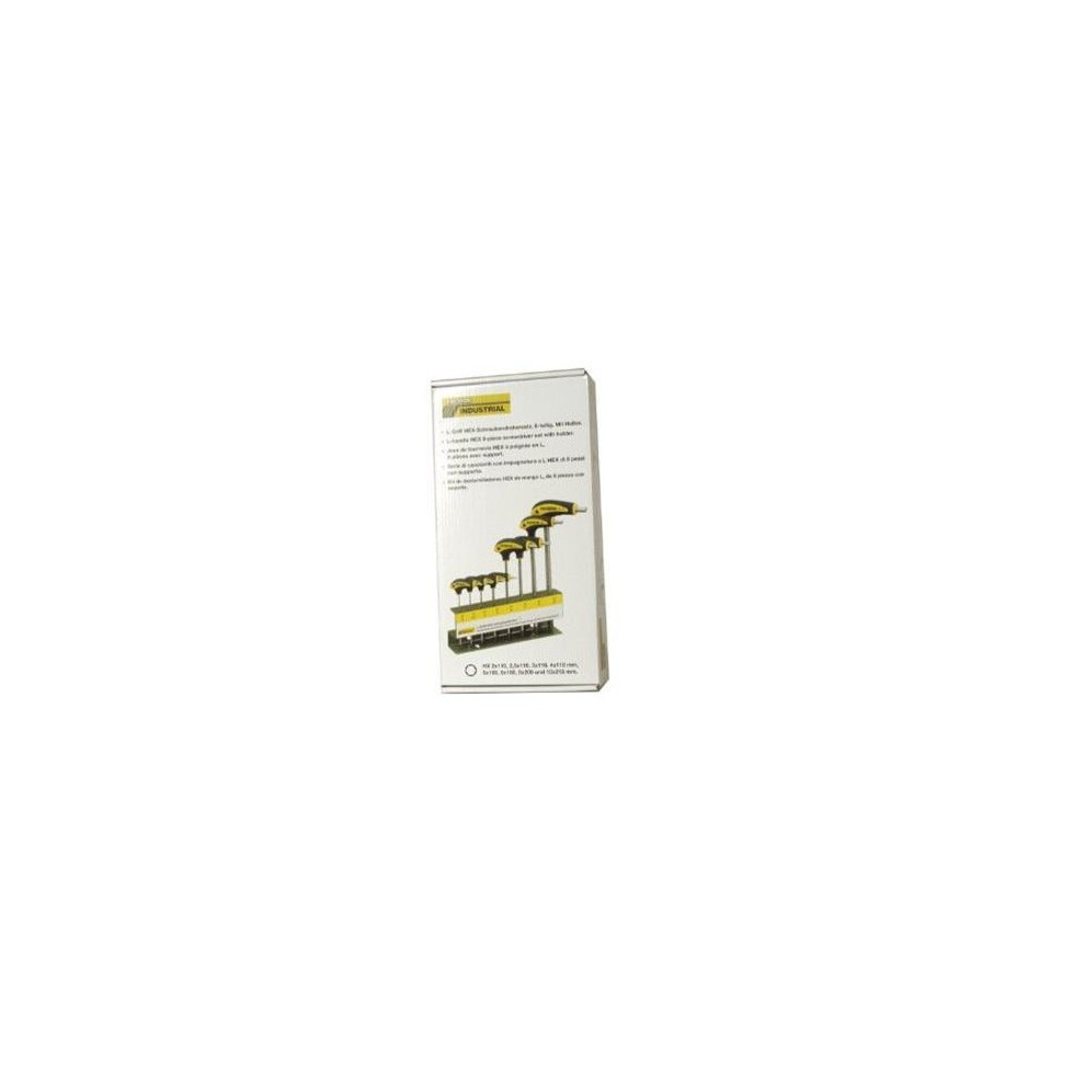 Proxxon Allen Of Screwdriver With Cross Handle L Series 8Â Pieces With Stand 4006274226500