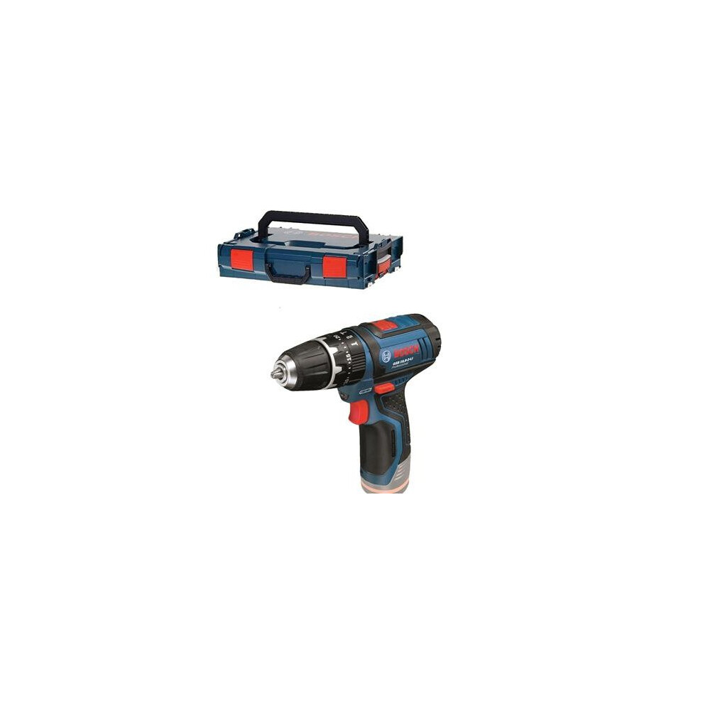 Bosch GSB 10,8-2-LI Professional Cordless Hammer Drill + L-Boxx Without Battery