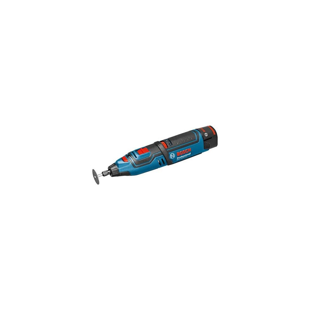 Bosch Professional GRO 12V-35 Cordless Rotary Multi-Tool with Two 12 V 2.0 Ah Lithium-Ion Batteries - L-Boxx