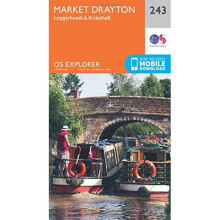 OS Explorer Map (243) Market Drayton, Loggerheads and Eccleshall