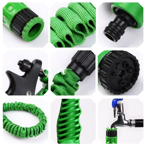 Vivo 50ft Expandable Hose With Spray Gun | Stretch Garden Hose 2