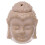 Ceramic Buddha Head Design Crackle Glazed Oil Burner 2