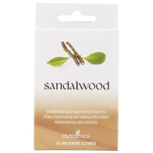 Pack of Elements Sandalwood Incense cones