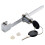 Silver Easy Install Glass Display Showcase Cabinet Slide Lock with Dual Keys  - By TRIXES 3