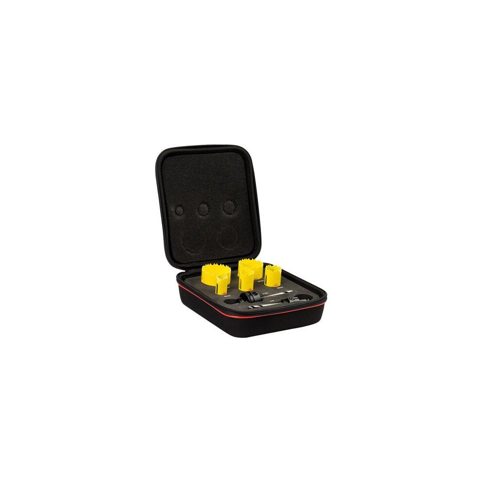 Starrett KDC05021 HSAW KIT ELEC Electricians Hole Saw Kit (7-Piece)-image-OPC-PF2YRP-NEW