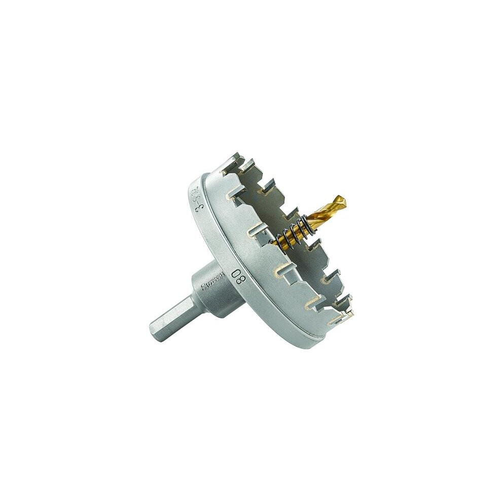 Starrett SM80 Metal Hole saw, Stainless Steel Sheet, 80 mm