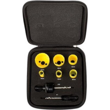 Starrett KFC06021 Electricians Hole Saw Kit (8-Piece)