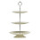 Premier Housewares 3-Tier Lace Cake Stand, Cream 1