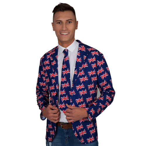 (Medium) Great Britain Jacket & Tie