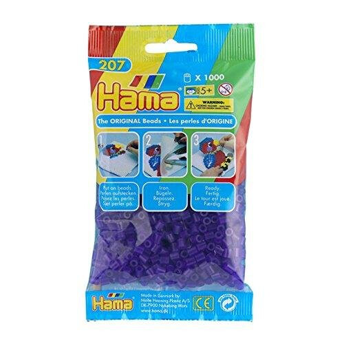Hama Beads Hama 207-24 1000 transparent purple beads