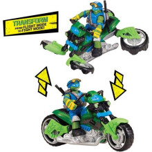 Teenage Mutant Ninja Turtles Mutating Quad Rotor Vehicle with Leonardo Vehicle