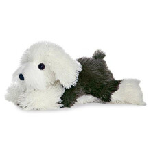 Aurora Flopsie Edwin Peluche - Compagno Giocoso - Bianco 30 cm