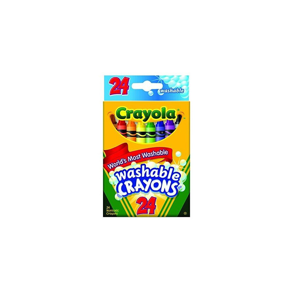 Crayola 52-6924 Washable Crayons 24/Pkg (3-Pack)