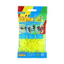 HAMA 207-34 - Beads Neon Yellow, 1000 Pcs