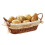 Premier Housewares Wicker Bread  Basket With Cream Fabric Lining, Natural 1
