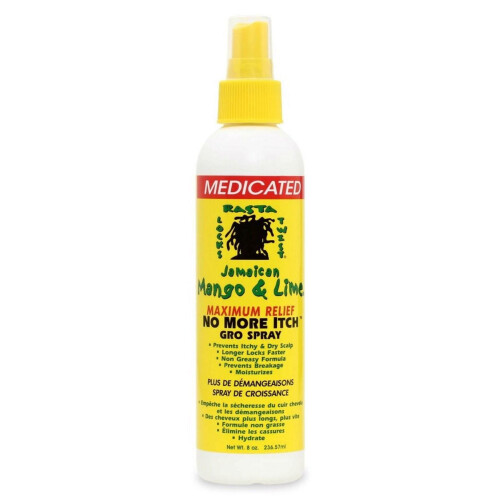 Jamaican Mango & Lime No More Itch Gro Spray Medicated 8oz