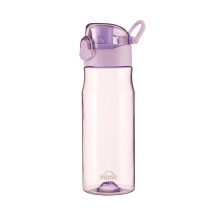Purple 750ml Sports Bottle, BPA-Free Plastic Sports Bottle, Push Button Lid Water Bottle, Travel Bottle