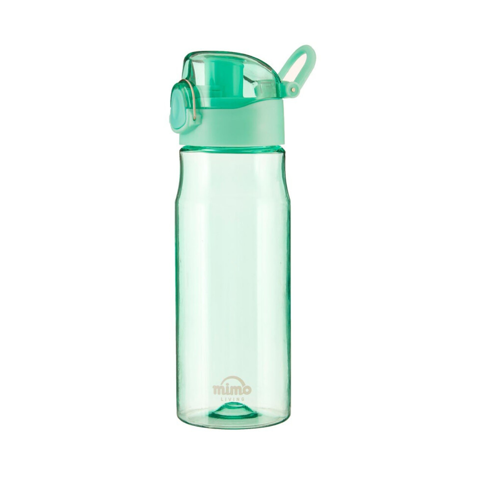 Durable Green 750Ml Sports Bottle, Versatile Plastic Water Bottle, Portable Safe Plastic Water Bottle