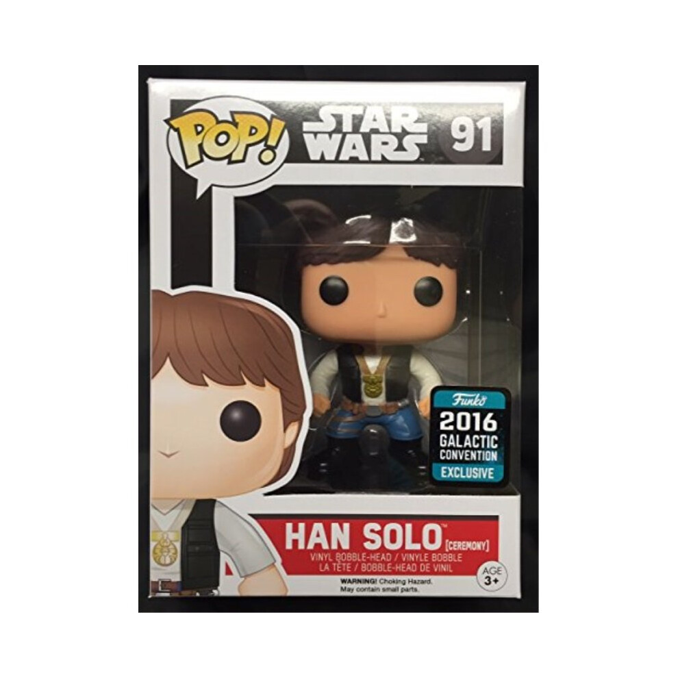 Funko - Figurine Star Wars - Han Solo Ceremony Exclu Pop 10cm - 0849803087180