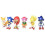 Sonic The Hedgehog Sonic the Hedgehog Action Figure (6pcs-Set) [Toy] 1