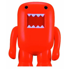 4"" Domo vinylfiguur: zwart lichtoranje