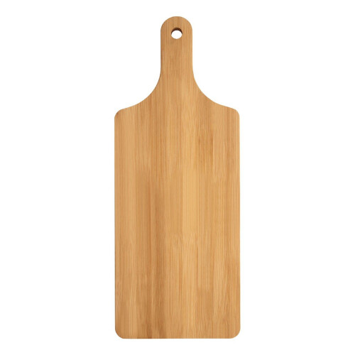 Premier Housewares Large Bamboo Paddle Chopping Board, Rectangular Cutting Board for Kitchen, Natural Wood Chopping Board