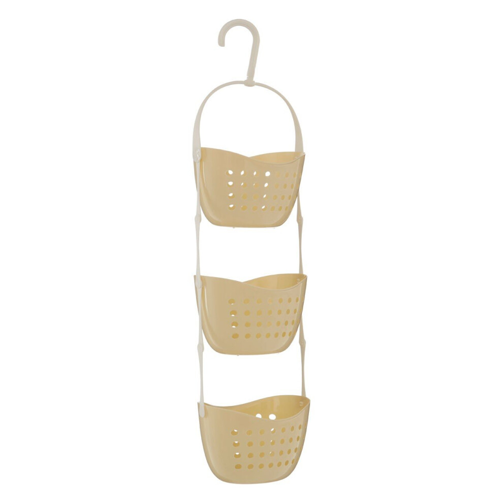 Premier Housewares 3-Tier Shower Caddy - Cream