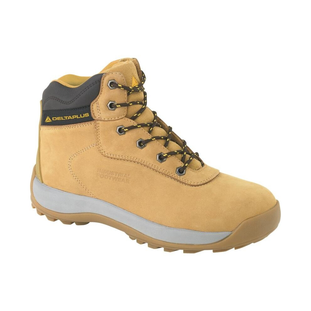 (11) Delta Plus Lh840 Nubuck Leather Hiker Safety Work Boots Tan (Sizes 7-12) 5051196013355