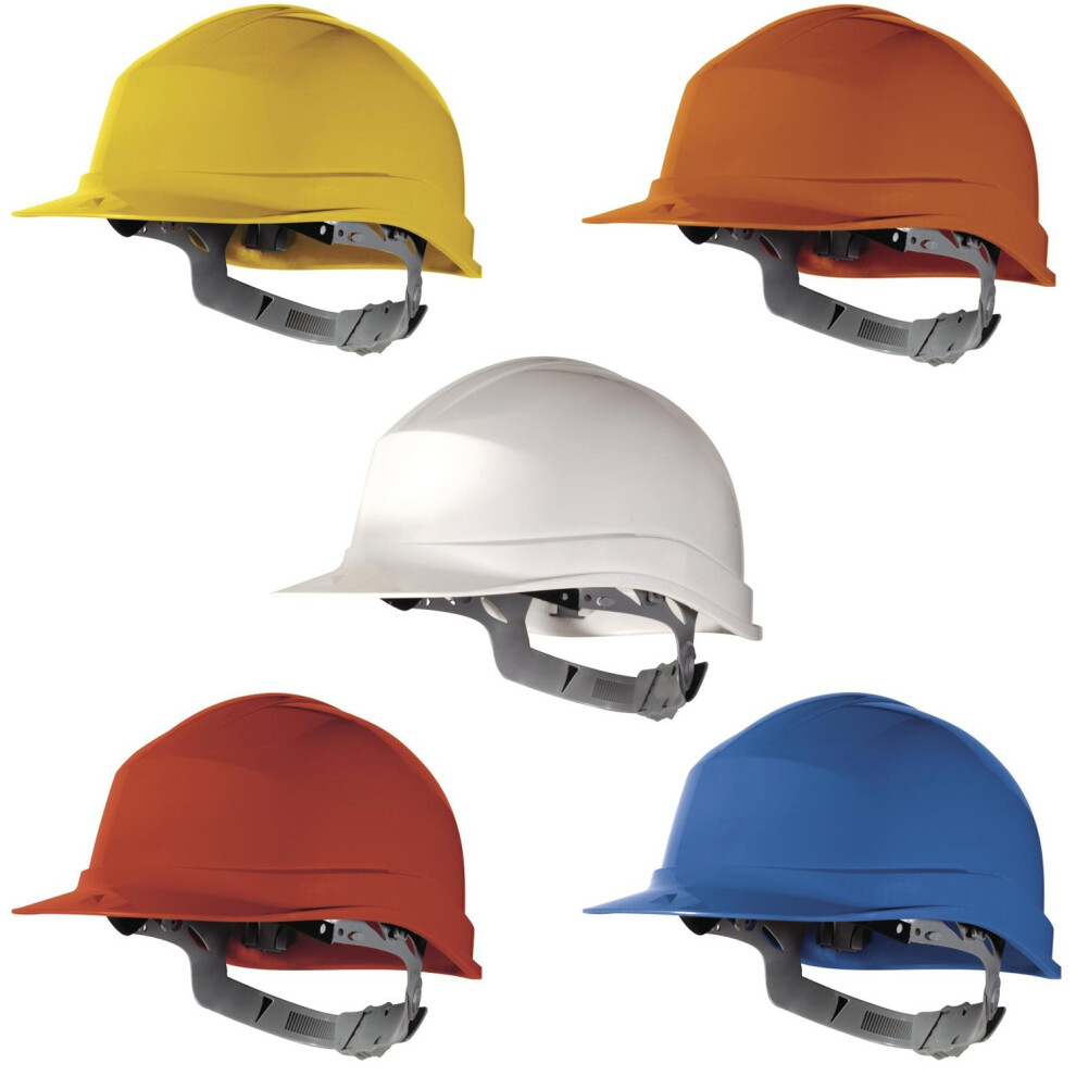 (Orange) Delta Plus Zircon 1 Safety Hard Hat Helmet (Various Colours) 3295249124632
