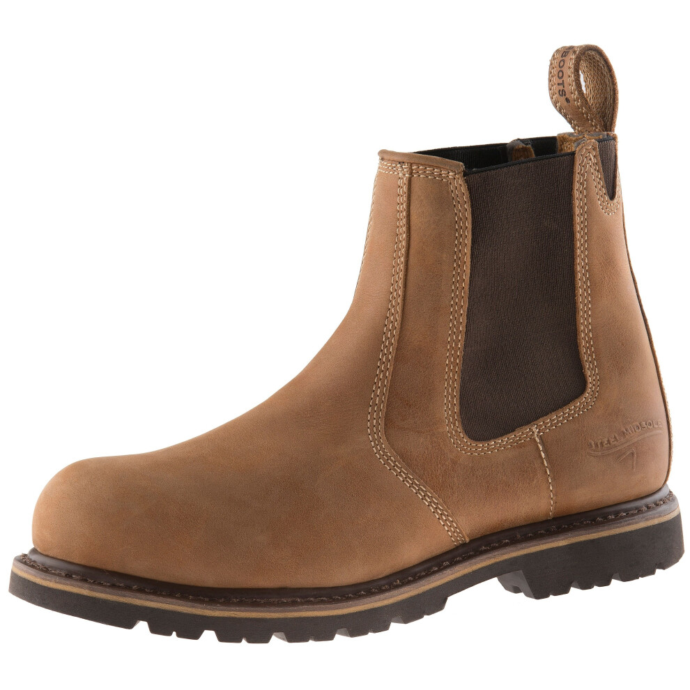 (10) Buckler B1151SM Buckflex Safety Dealer Work Boots Autumn Oak Leather (Sizes 6-13)