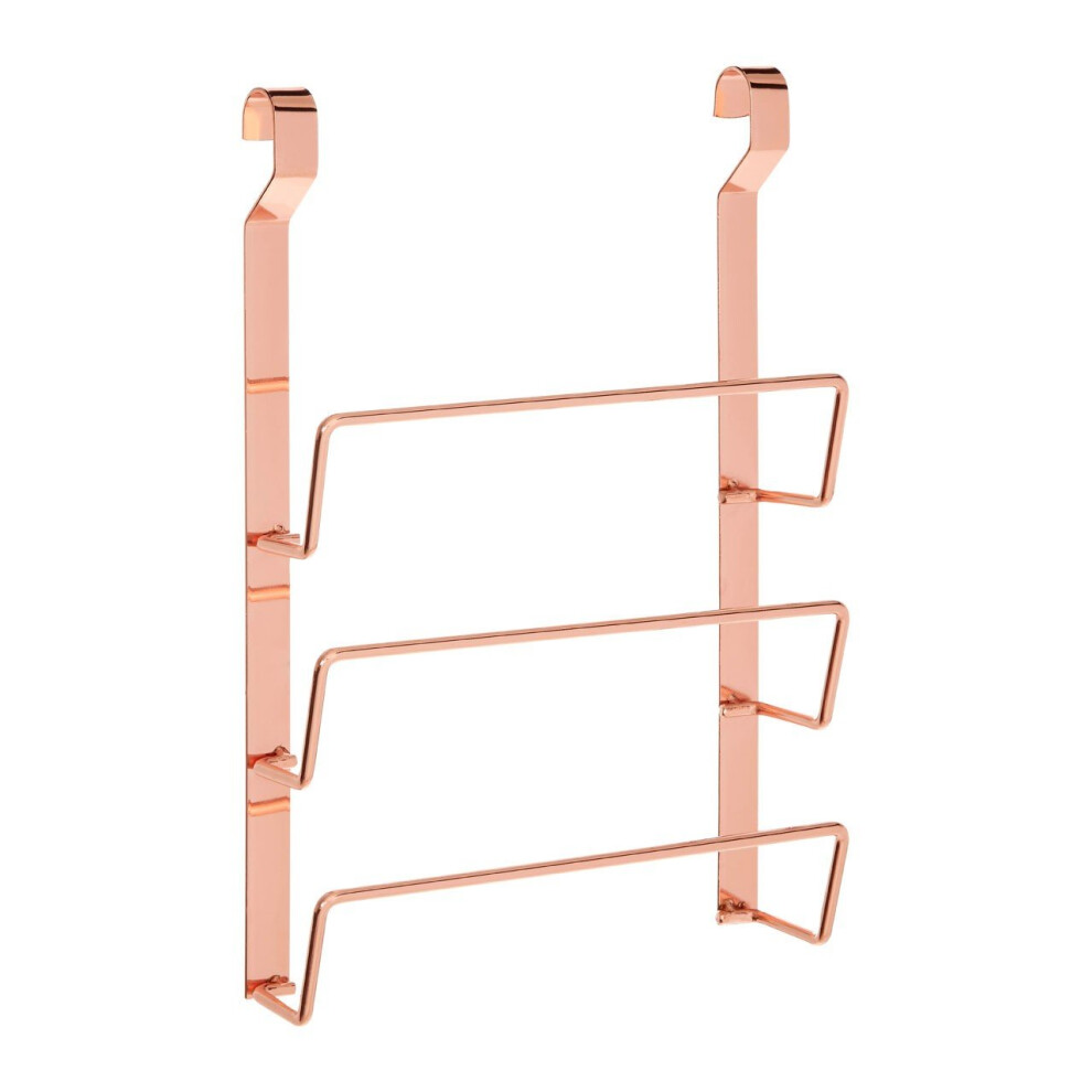 Sorello Hanging pan Lid Rack, iron, Rose Gold