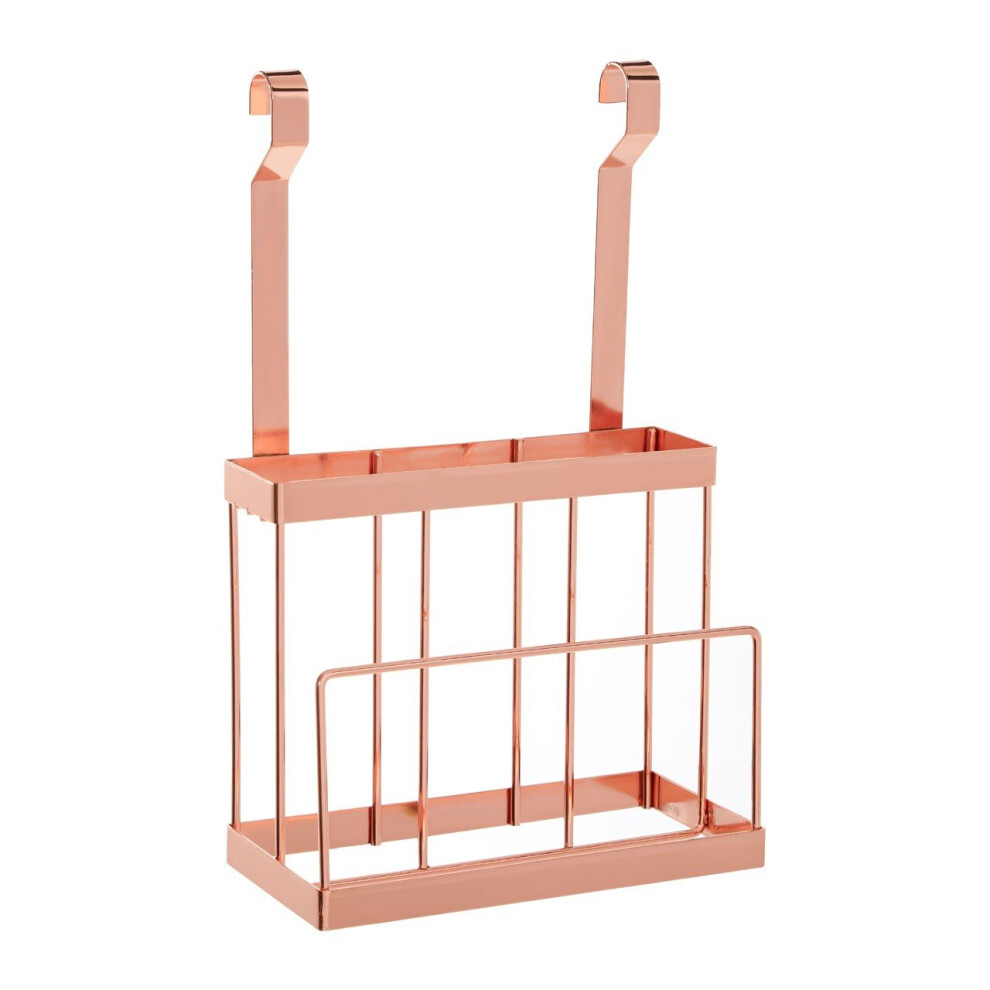 Sorello Hanging Knife Storage Rack, Iron, Rose Gold