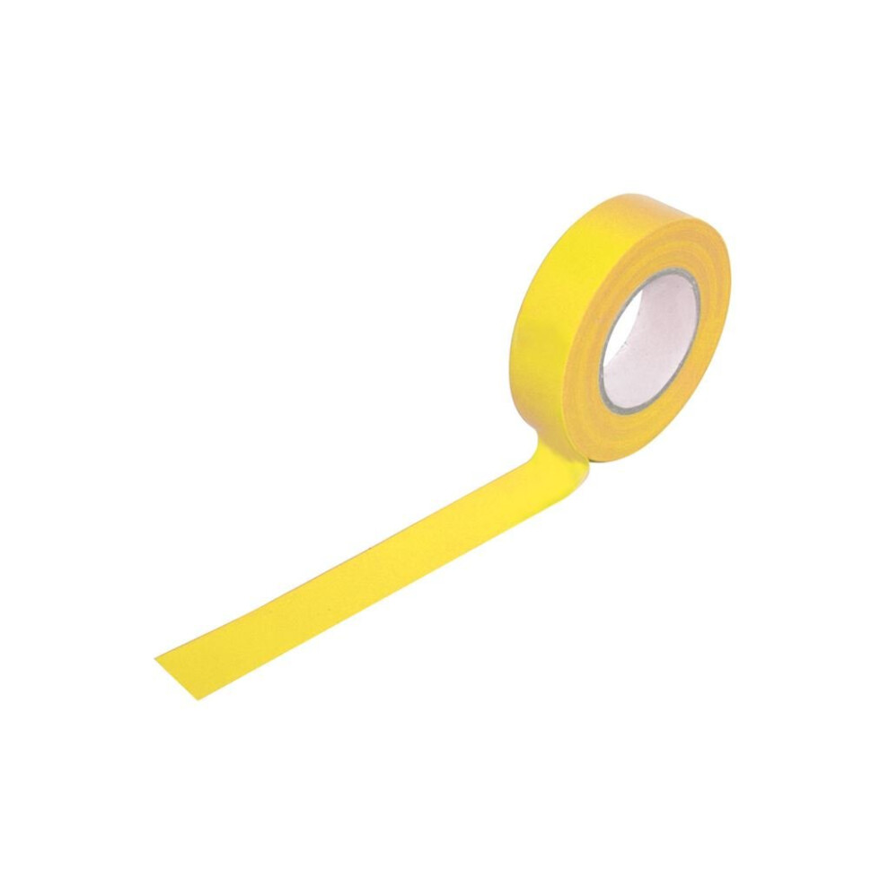 Insulation Tape - 19Mm X 20M - Pvc20y Electrical Tape, 20M, Yellow 5027785805779