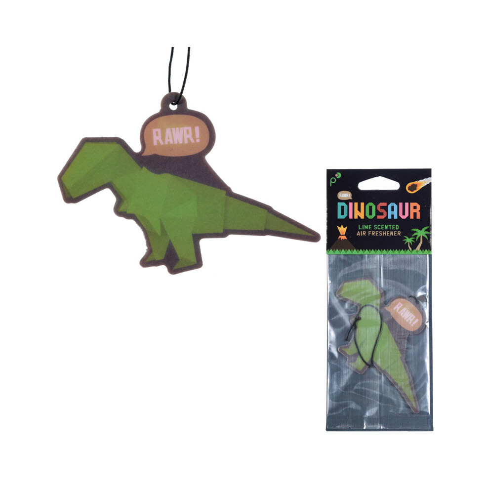 Funky Dinosaur Design Lime Fragranced Air Freshener