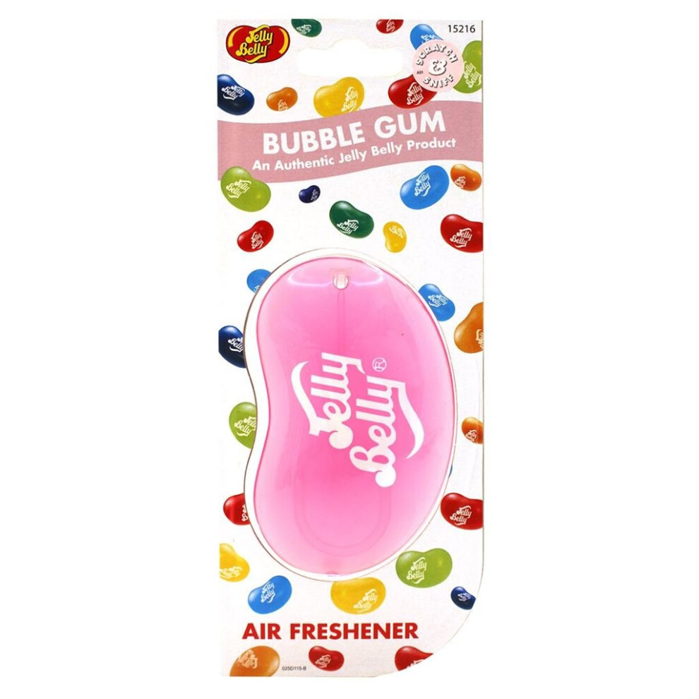 Jelly Belly 15216 Deodorante Per Auto 3D Jelly Bean, Bubble Gum-image